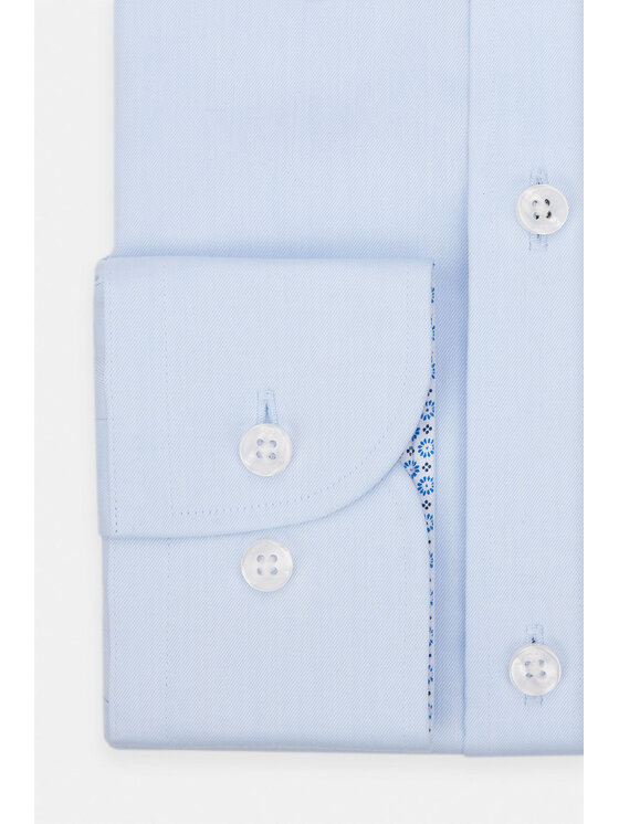 Lancerto Lancerto Koszula Dana KO073123000032 Błękitny Slim Fit