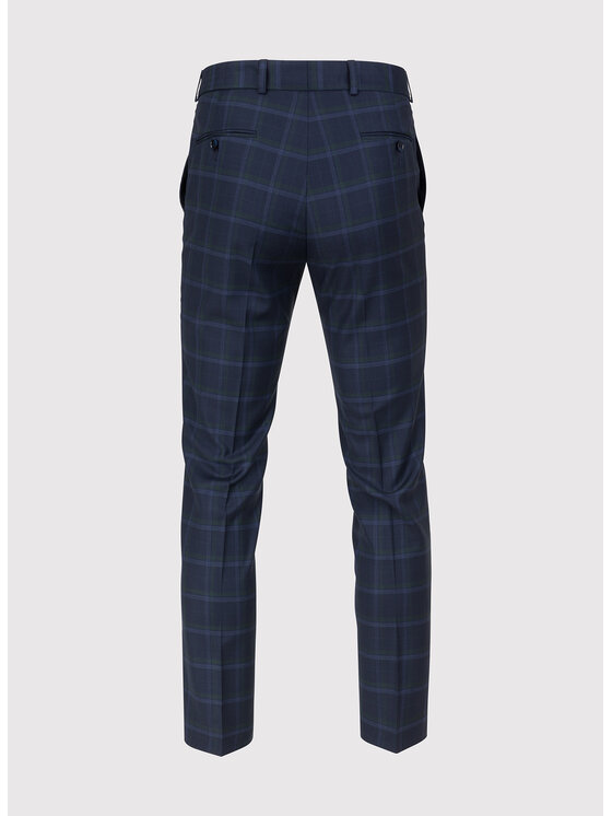 Pako Lorente Pako Lorente Spodnie garniturowe P23WP-6G-005 Granatowy Slim Fit
