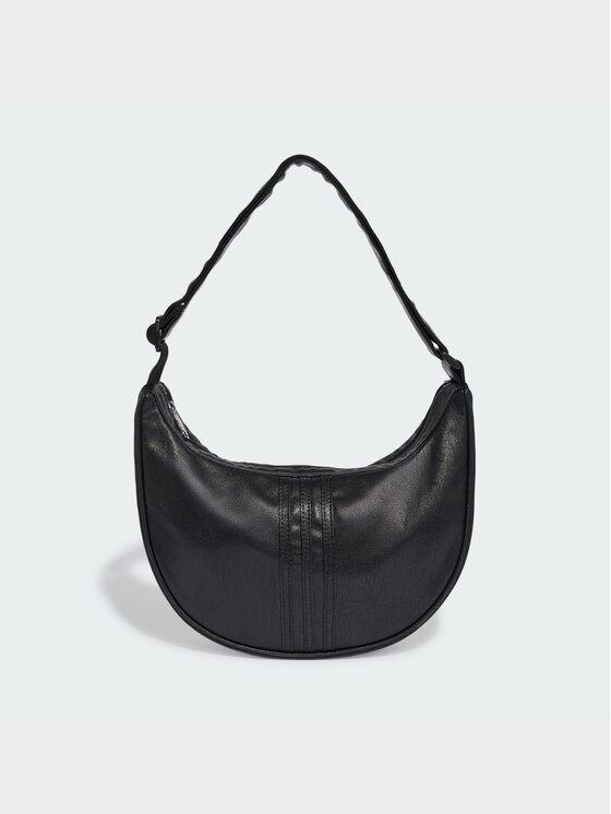 adidas adidas Käekott Adicolor Half Crescent Bag Metallic Pu KR1546 Must