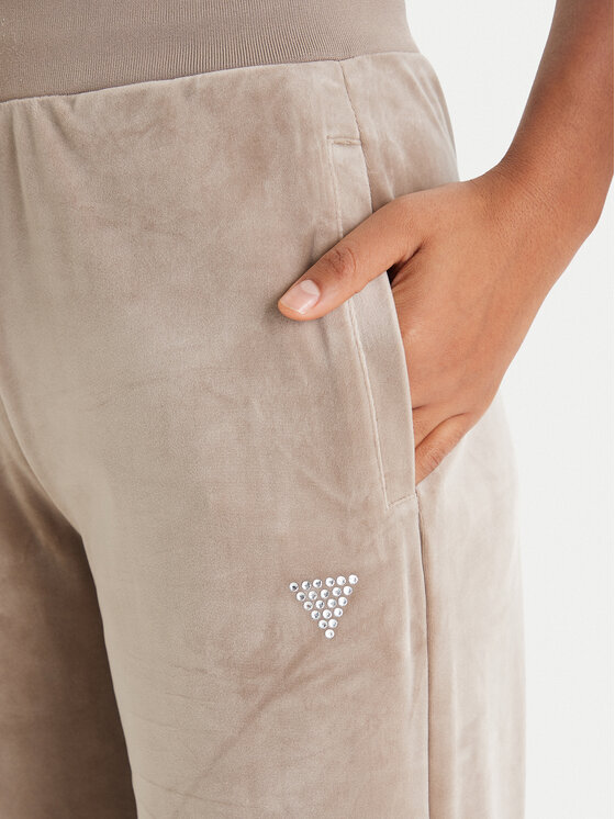 Guess Guess Jogginghose V3BB26 K0232 Beige Regular Fit