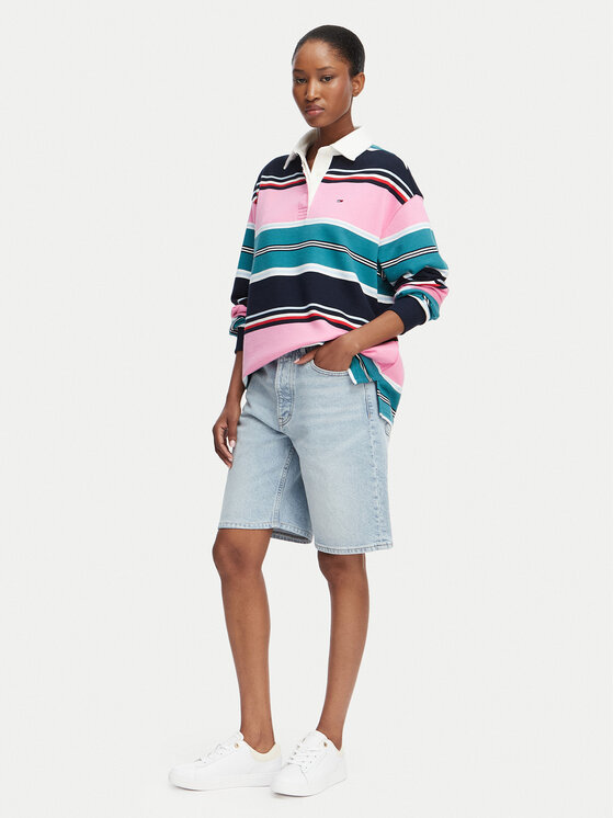 Tommy Jeans Tommy Jeans Bermude DW0DW23123 Svijetlo plava Regular Fit