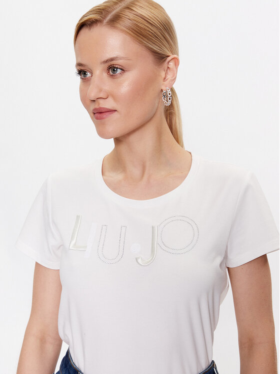 Liu Jo Sport Liu Jo Sport T-särk TF3084 J0088 Ekrüüvärv Regular Fit