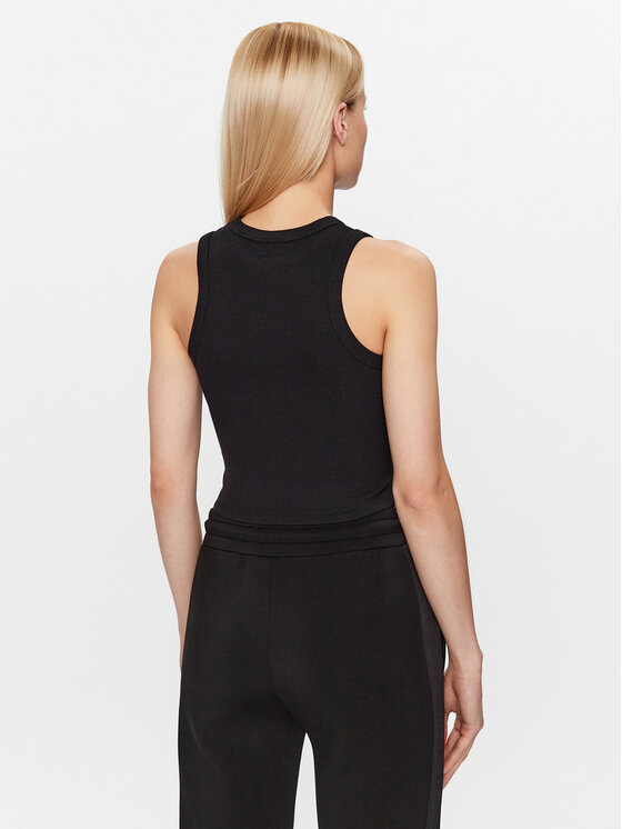 Guess Guess Τοπ Edie V3GP19 K8RT2 Μαύρο Slim Fit