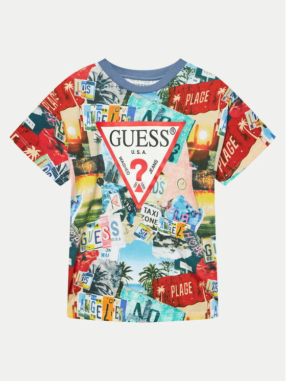 Guess Guess T-shirt L4GI08 K8HM3 Multicolore Regular Fit