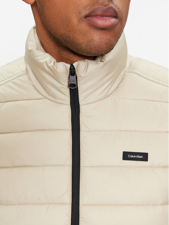 Calvin Klein Calvin Klein Prsluk K10K108292 Bež Regular Fit