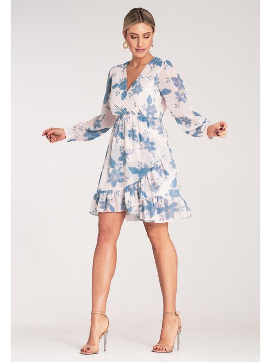 FIGL FIGL Abito da cocktail M1162 Blu Flared Fit