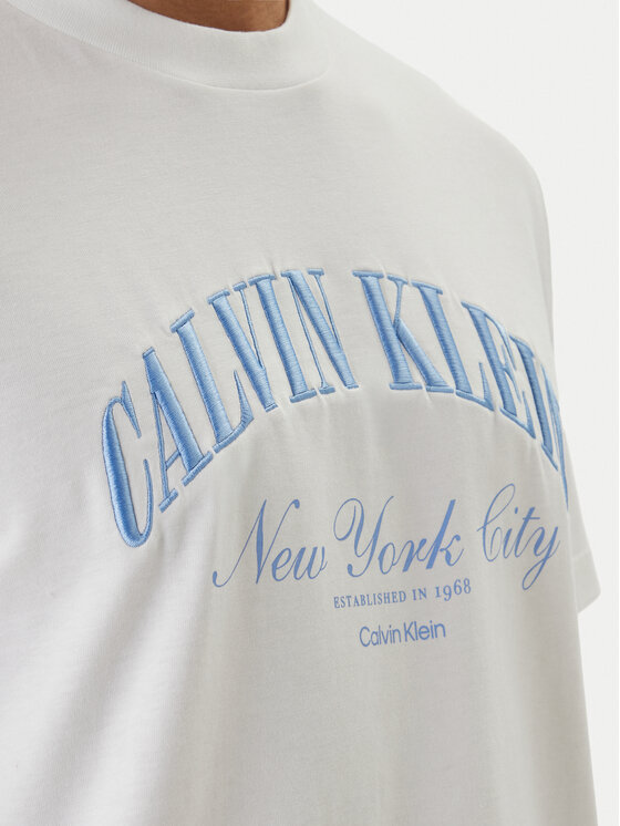 Calvin Klein Jeans Calvin Klein Jeans Majica LV04RF820G Bela Regular Fit