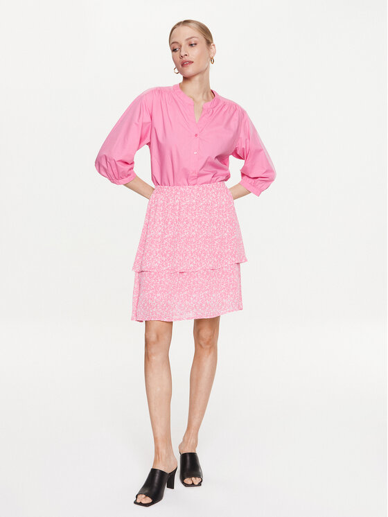 Moss Copenhagen Moss Copenhagen Minigonna 17524 Rosa Basic Fit