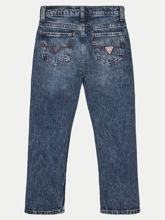 Guess Guess Jeans hlače L5RA02 D58M2 Mornarsko modra Regular Fit