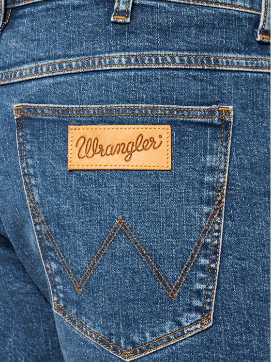Wrangler Wrangler Pantaloncini di jeans 5 Pocket W14CT112E 112126628 Blu scuro Regular Fit