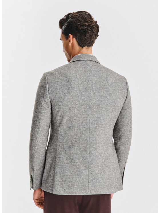 Pako Lorente Pako Lorente Marynarka P25WF-3X-035 Szary Slim Fit