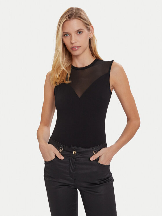 Morgan Morgan Bluză 252-DIMARA Negru Slim Fit