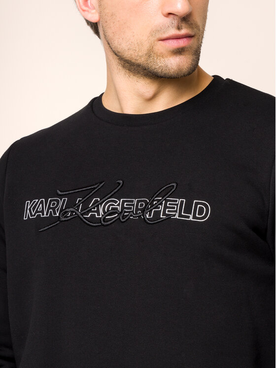 KARL LAGERFELD KARL LAGERFELD Bluză 705014 592910 Negru Regular Fit
