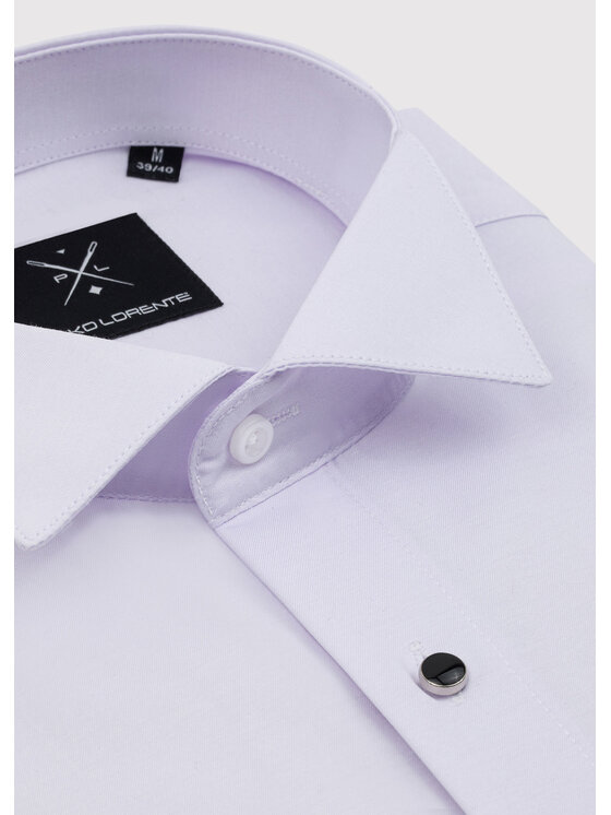 Pako Lorente Pako Lorente Koszula P22SF-1X-163 Fioletowy Slim Fit