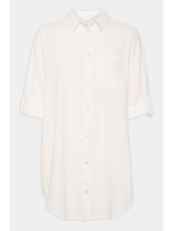 Kaffe Kaffe Camicia Naya 10506337 Écru Relaxed Fit