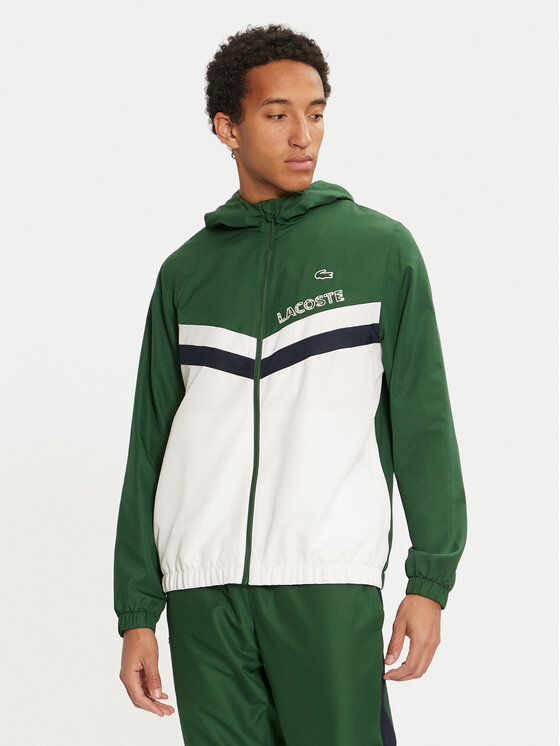 Lacoste Lacoste Tepláková souprava WH4241 Zelená Regular Fit