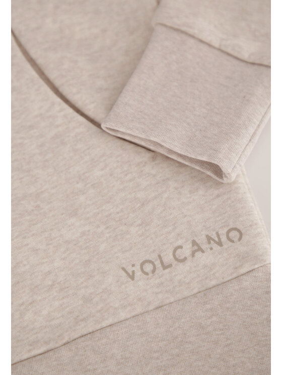 Volcano Volcano Bluza B-ANISE Beżowy Regular Fit