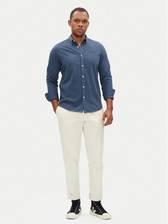 Pepe Jeans Pepe Jeans Särk Phil PM308274 Sinine Regular Fit