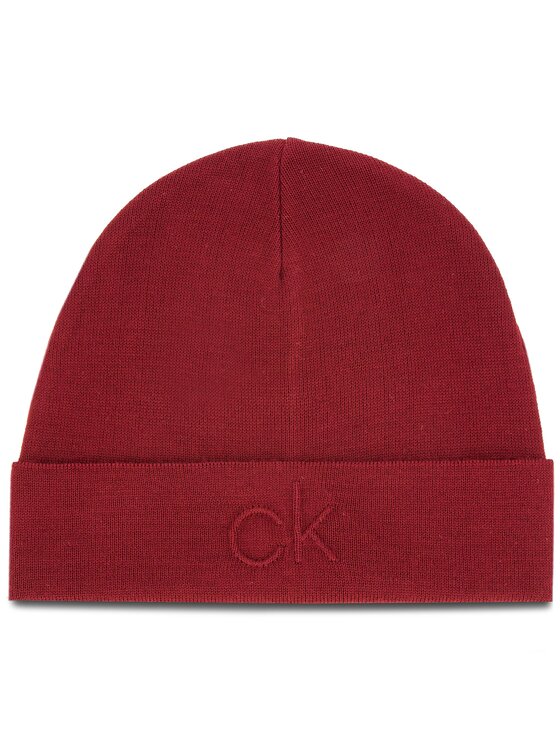 Calvin Klein Calvin Klein Căciulă Ck Embossed Beanie K50K504092 Vișiniu