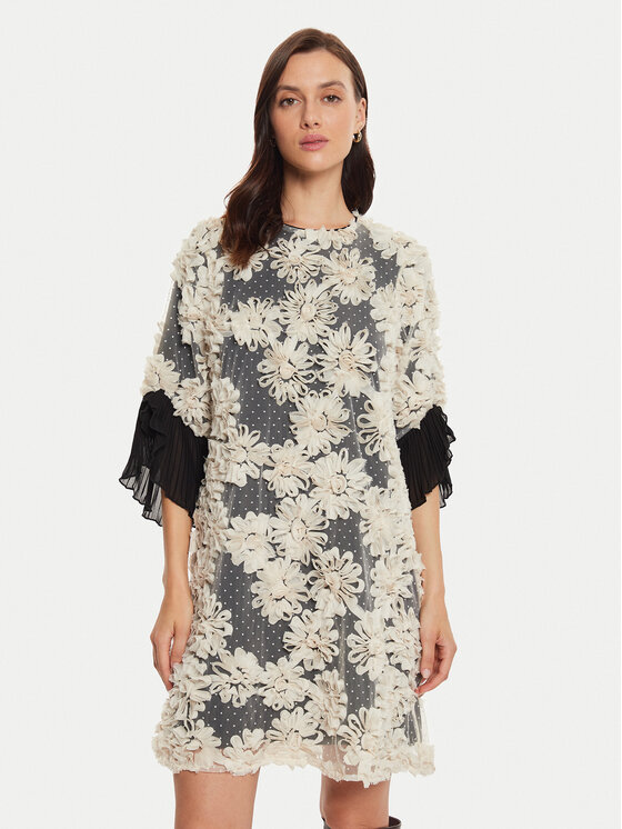 Bruuns Bazaar Bruuns Bazaar Rochie cocktail Adali BBW4054 Écru Regular Fit