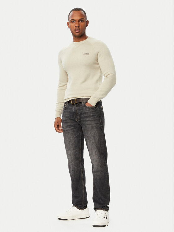 Guess Guess Kampsun M6BR13 Z1361 Helebeež Regular Fit