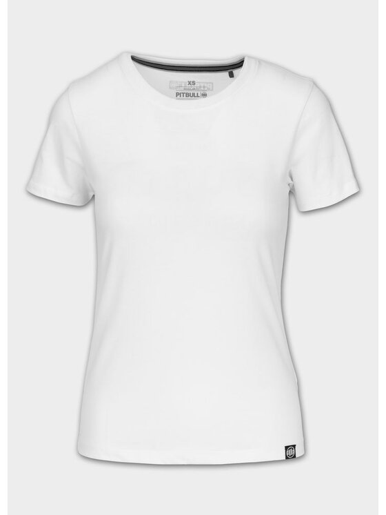 PITBULL PITBULL T-Shirt Koszulka damska NO LOGO XL Biały Regular Fit