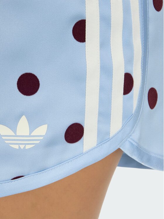 adidas adidas Szorty materiałowe 161637 Niebieski jasny