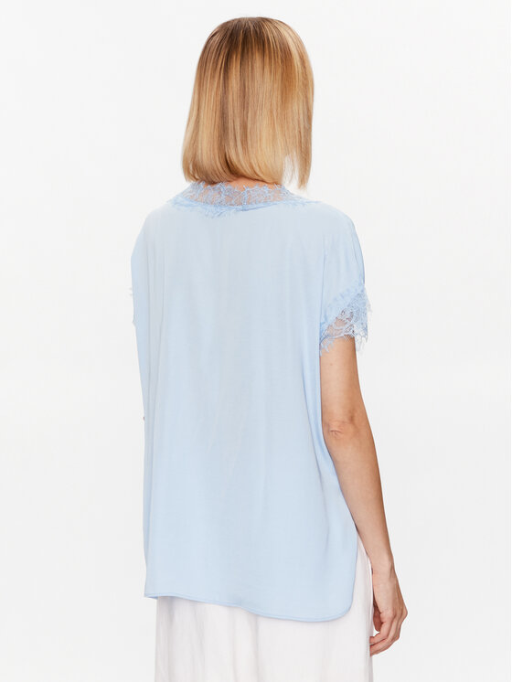 Marc Aurel Marc Aurel Μπλουζάκι 6061 1000 93144 Γαλάζιο Regular Fit