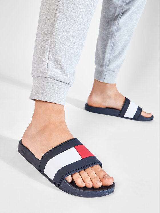 tommy hilfiger essential flag pool slide