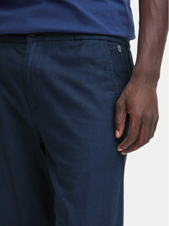 Blend Blend Szövet nadrág 20716614 Sötétkék Straight Fit