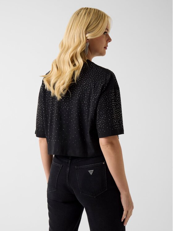 Guess Guess T-Shirt 182455 Czarny Classic Fit