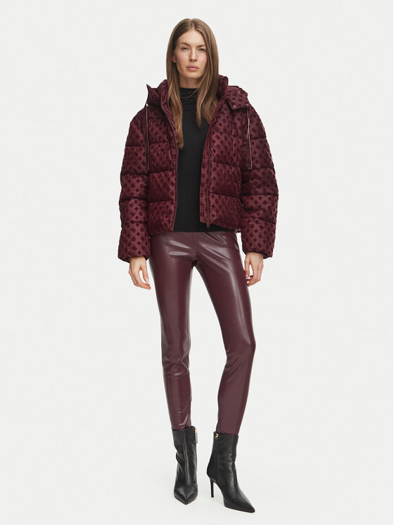 Guess Guess Giubbotto invernale W6BL56 W4195 Bordeaux Regular Fit