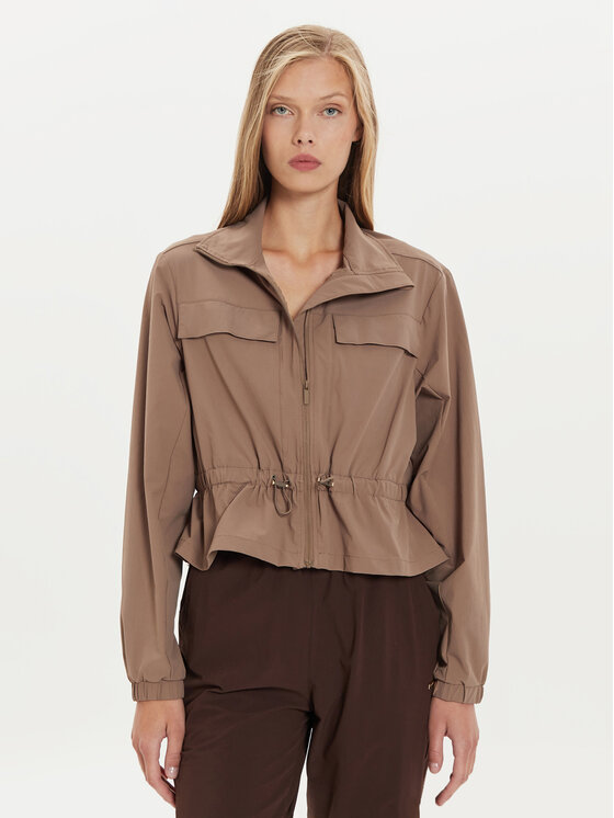 Athlecia Vetrovka Hero V2 W EA243348 Hnedá Regular Fit
