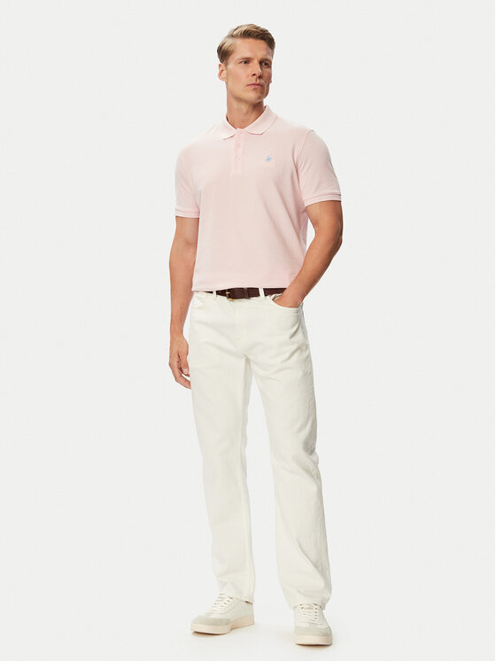 Beverly Hills Polo Club Beverly Hills Polo Club Polo P-SS26M-P42560_BBU Svijetlo roza Regular Fit