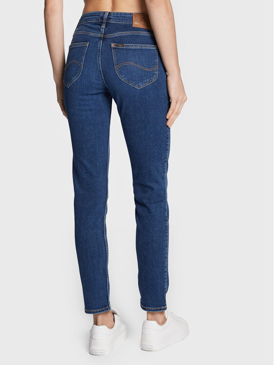 Lee Lee Jeans hlače Elly L305QDKF 112320177 Mornarsko modra Slim Fit