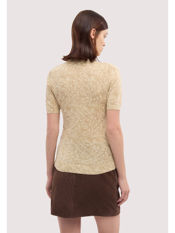 Trussardi Trussardi T-shirt M7856001205N0JC Crema Regular Fit