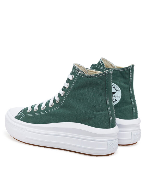 Converse Converse Trampki Chuck Taylor All Star Move Platform A10664C Zielony