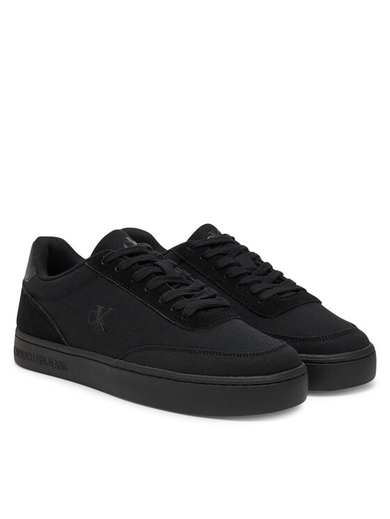 Calvin Klein Jeans Calvin Klein Jeans Снікерcи Classic Cupsole Mg Canvas YM0YM01218 Чорний
