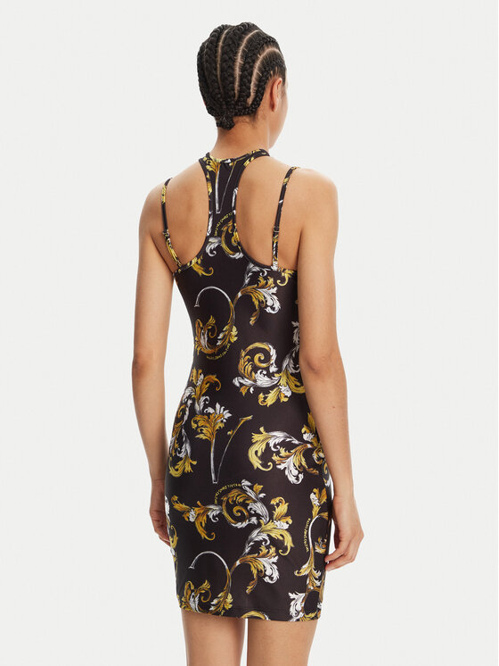 Versace Jeans Couture Versace Jeans Couture Коктейльна сукня 78HAO914 Чорний Slim Fit