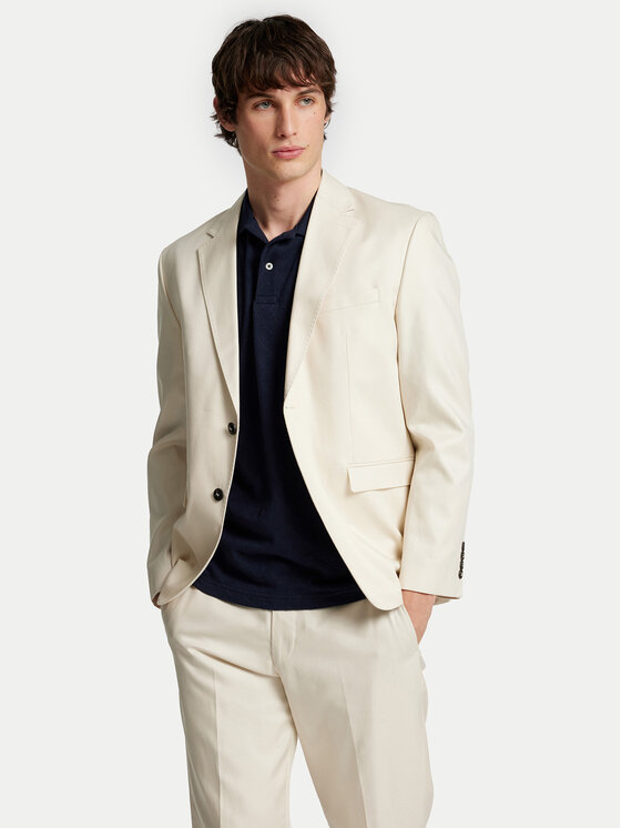Selected Homme Selected Homme Тениска с яка и копчета Paul 16096767 Тъмносин Regular Fit