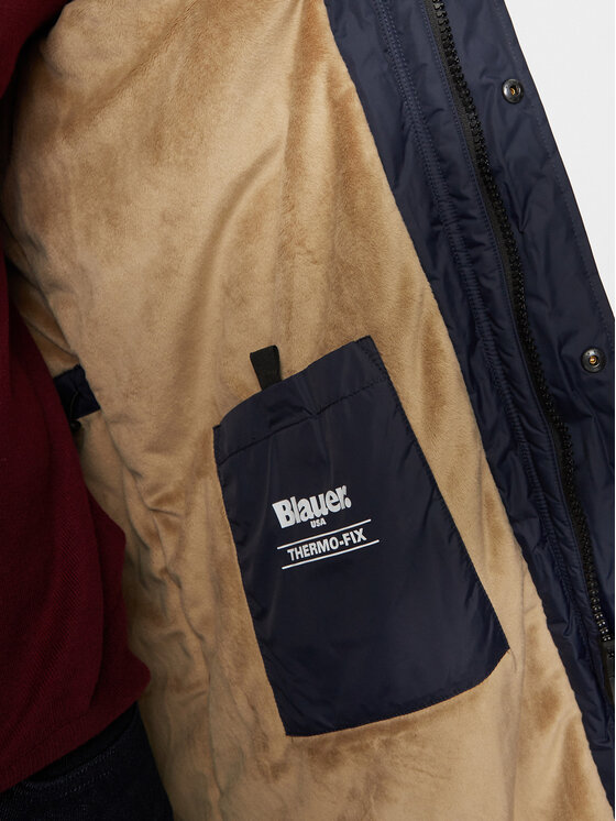 Blauer Blauer Kurtka przejściowa 24WBLUK11279 Granatowy Regular Fit