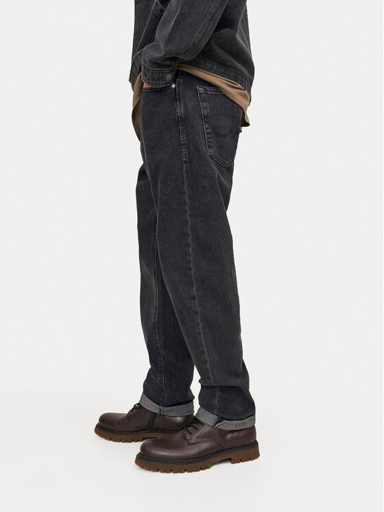 Jack & Jones Jack & Jones Džínsy Chris 12250230 Čierna Relaxed Fit