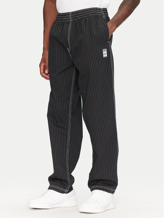 Męskie Spodnie dresowe adidas, Rozmiar L, Czarne, Wabash JP4489