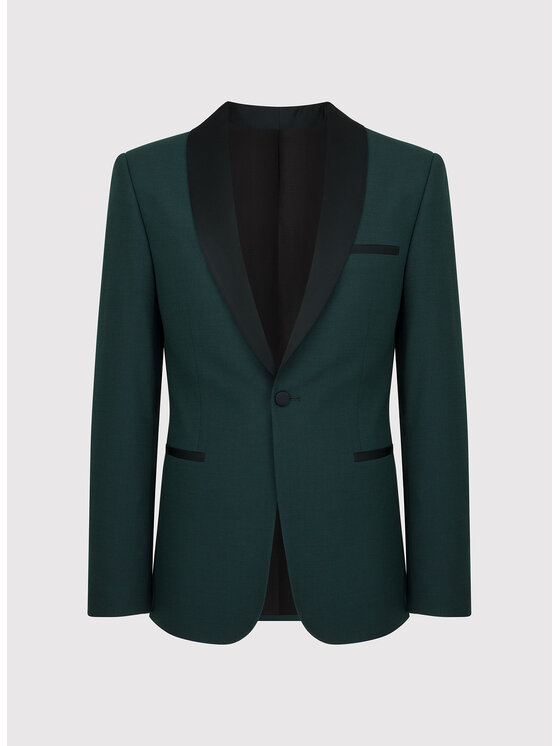 Pako Lorente Pako Lorente Marynarka P23SP-3S-001 Zielony Slim Fit