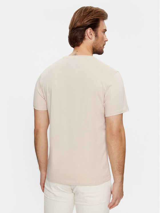 Pepe Jeans Pepe Jeans T-Shirt Eggo N PM508208 Béžová Regular Fit