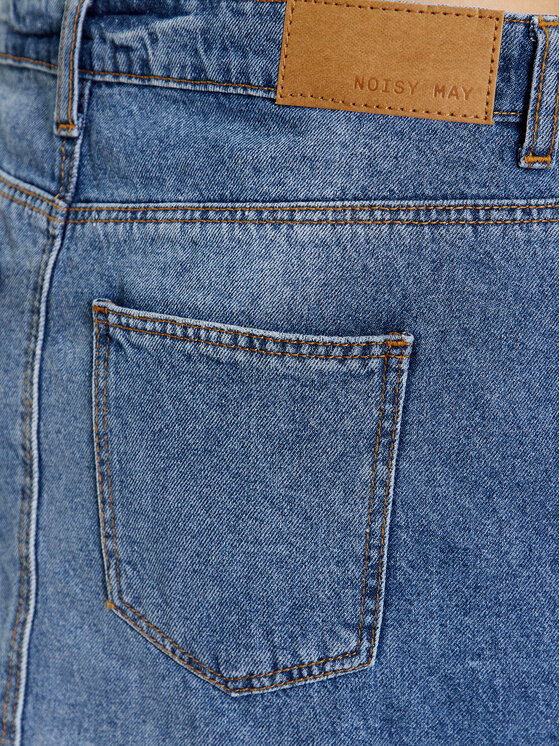 Noisy May Noisy May Spódnica jeansowa April 27025188 Granatowy Regular Fit
