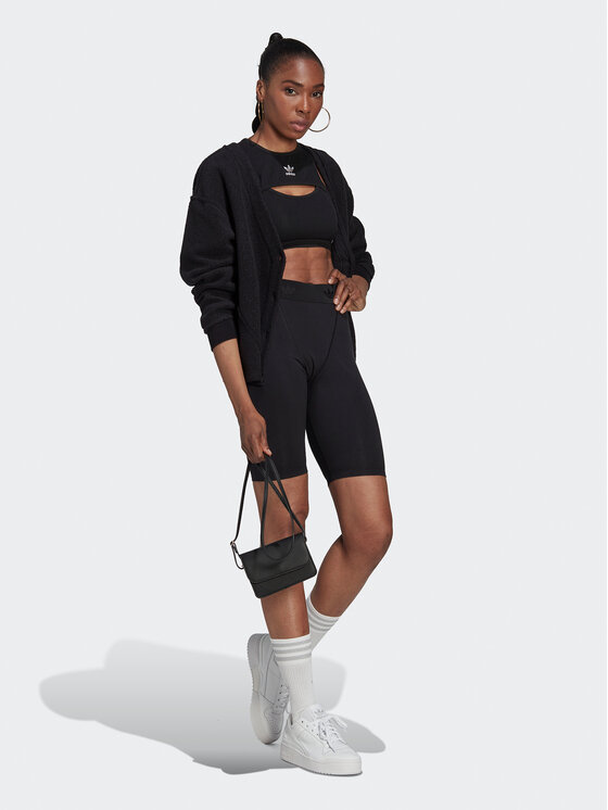 adidas Kardigan HL9166 Czarny Relaxed Fit | Modivo.pl