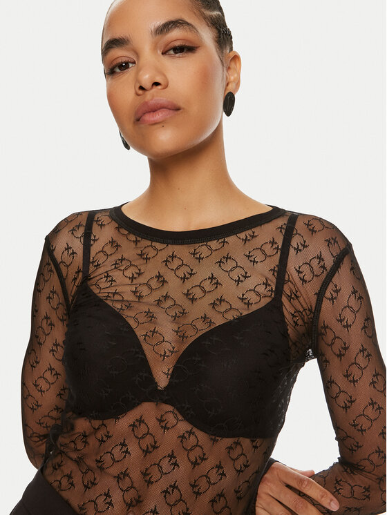 PINKO Pinko Blúzka Brunei 103711 A21J Čierna Regular Fit