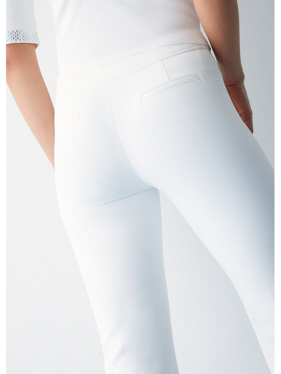 Liu Jo Liu Jo Pantalone da abito WA6120T2527X0727 Bianco Regular Fit