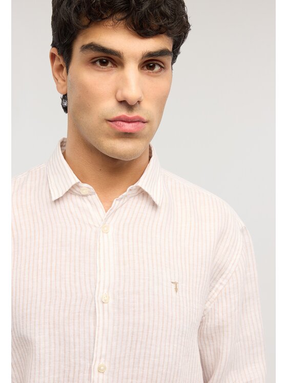 Trussardi Trussardi Koszula 5026N000033N0RB Kremowy Regular Fit